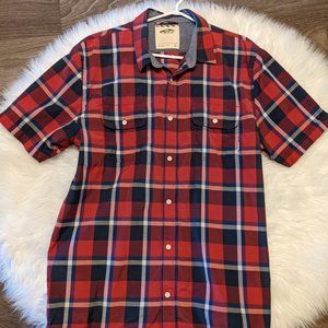 Vans Plaid Short sleeve button up shirt Mens Large